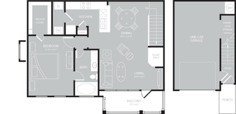 MOP A7  floor plan at Villages of Magnolia, Magnolia, TX